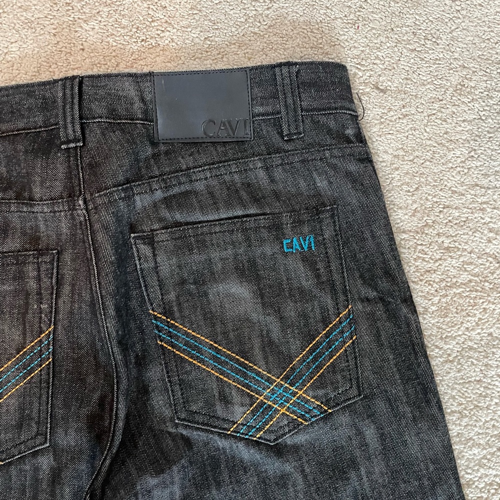 Mens used black Cavi jeans size 34